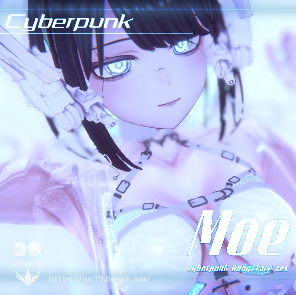 【萌(Moe)専用】Cyberpunk-Eyes+Makeup+Body Tex[HD-PSD]♥ 缩略图 8