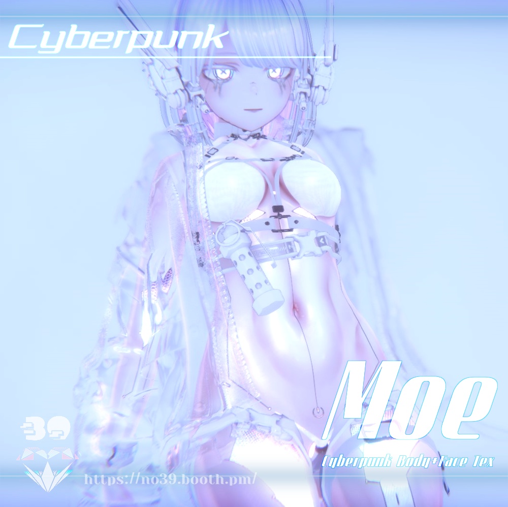 【萌(Moe)専用】Cyberpunk-Eyes+Makeup+Body Tex[HD-PSD]♥ 缩略图 2