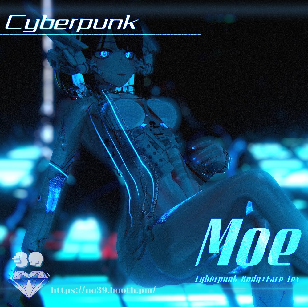 【萌(Moe)専用】Cyberpunk-Eyes+Makeup+Body Tex[HD-PSD]♥ 缩略图 14