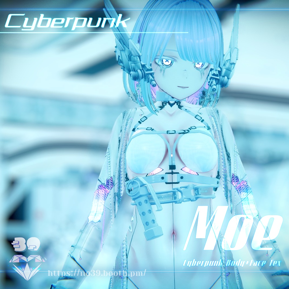 【萌(Moe)専用】Cyberpunk-Eyes+Makeup+Body Tex[HD-PSD]♥ 缩略图 21