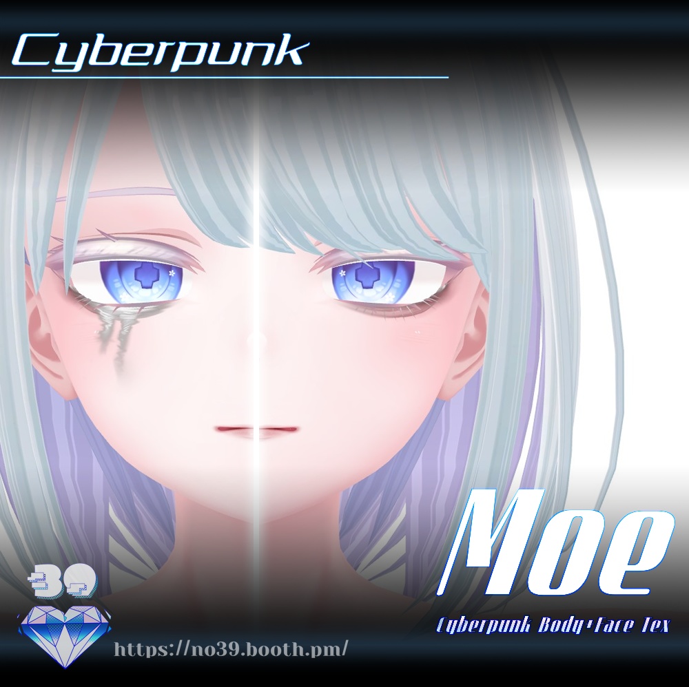 【萌(Moe)専用】Cyberpunk-Eyes+Makeup+Body Tex[HD-PSD]♥ 缩略图 16