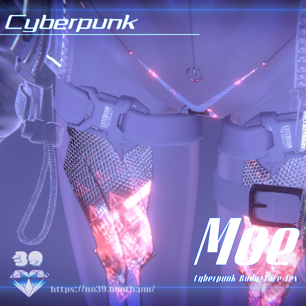 【萌(Moe)専用】Cyberpunk-Eyes+Makeup+Body Tex[HD-PSD]♥ 缩略图 10