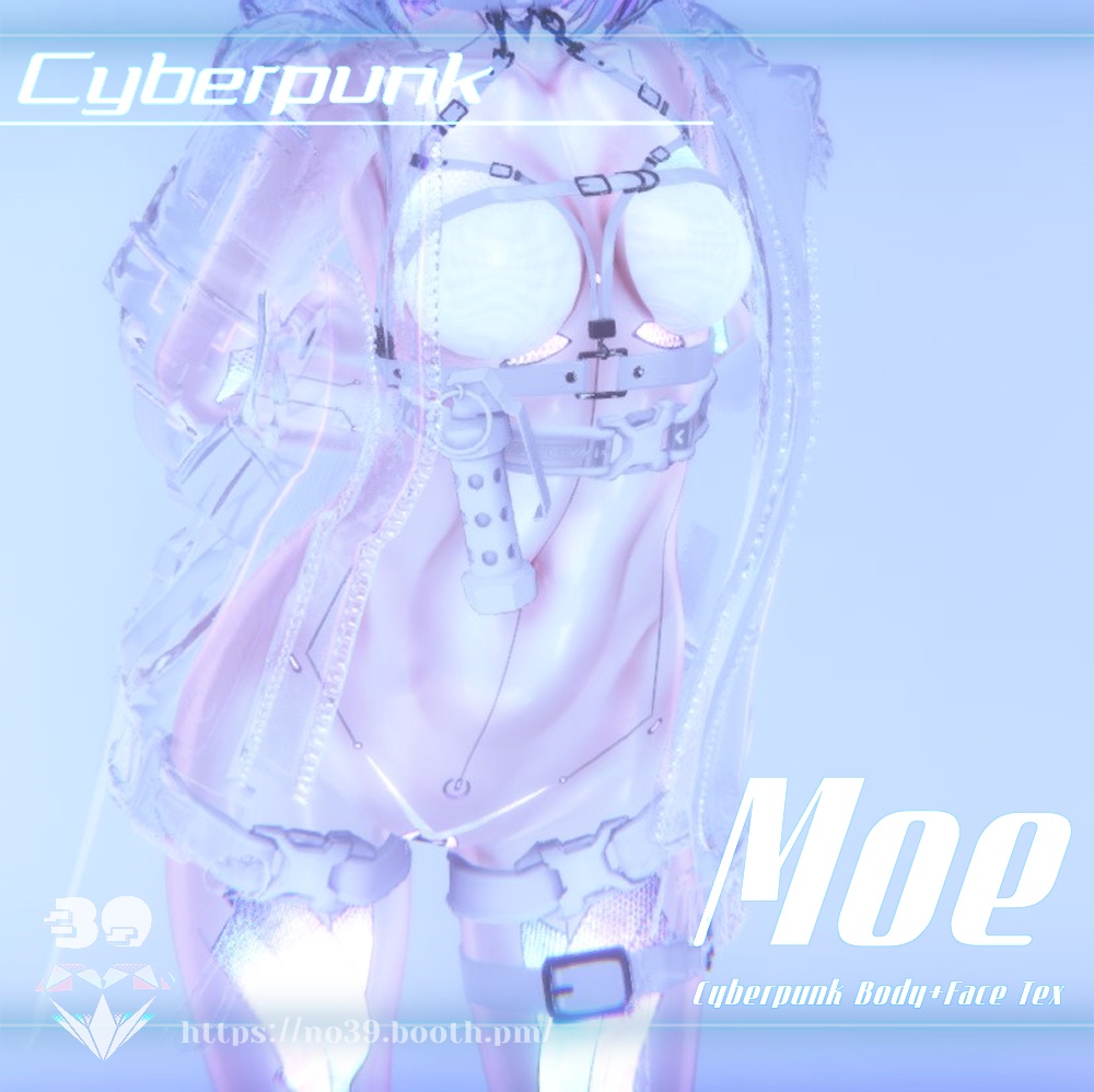 【萌(Moe)専用】Cyberpunk-Eyes+Makeup+Body Tex[HD-PSD]♥ 缩略图 20