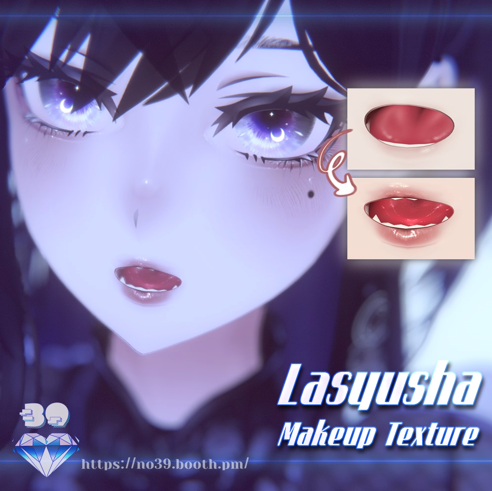 【ラシューシャ(Lasyusha)専用】Make up+Tongue texure+Material♥