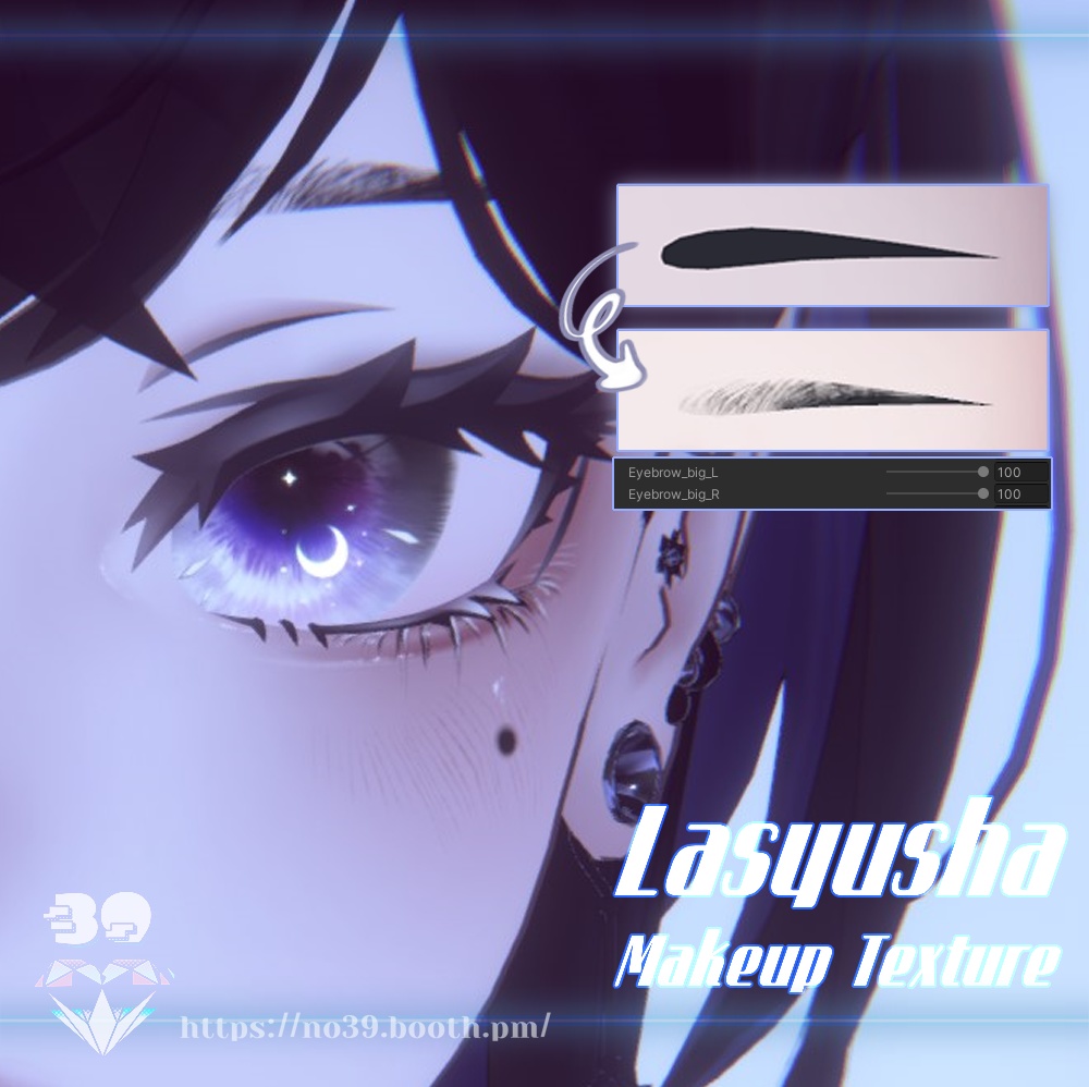 【ラシューシャ(Lasyusha)専用】Make up+Tongue texure+Material♥