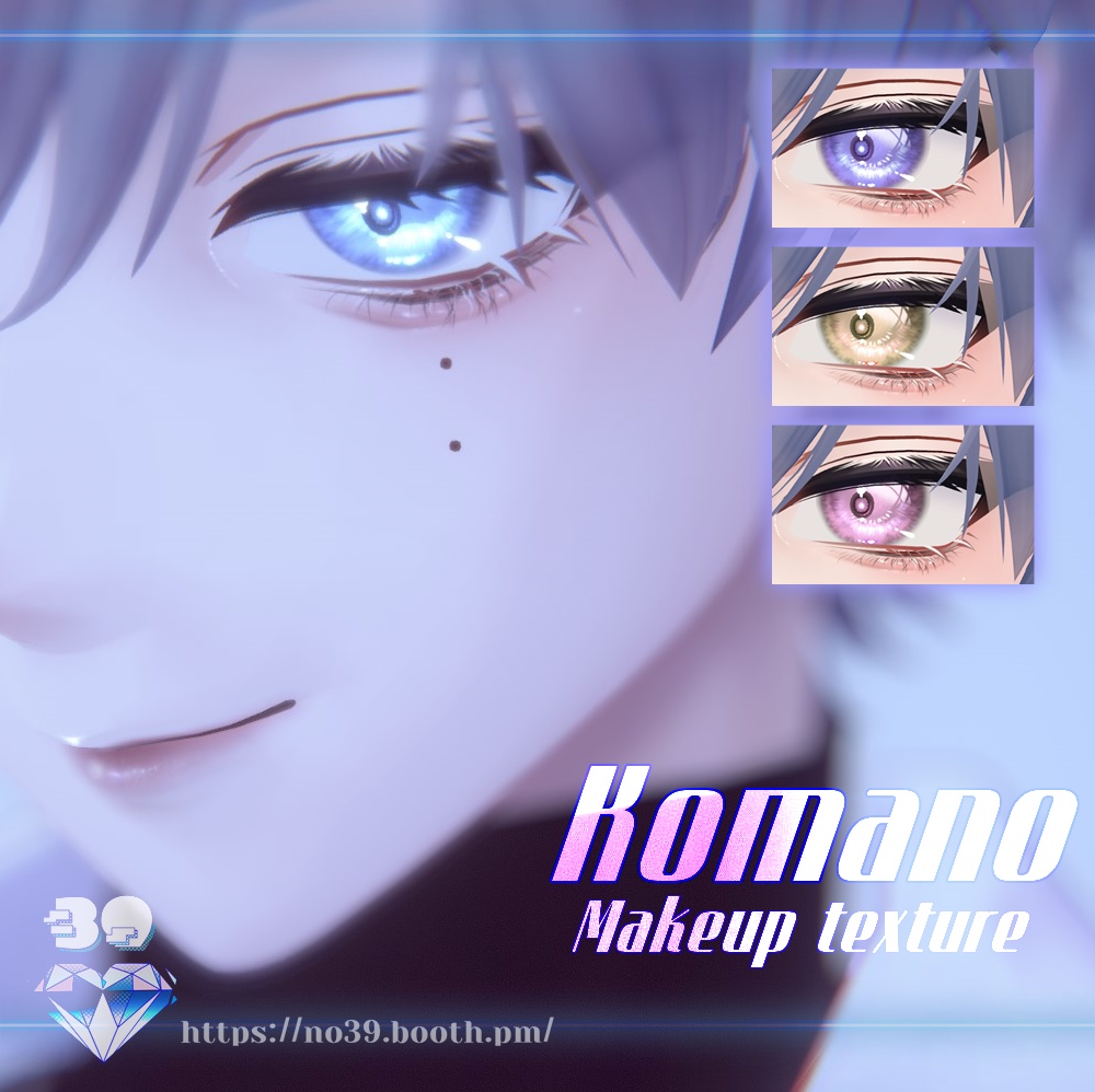 【狛乃(Komano)専用 】Makeup+Eyes+Tongue texture+Material[HD-PSD] 缩略图 3