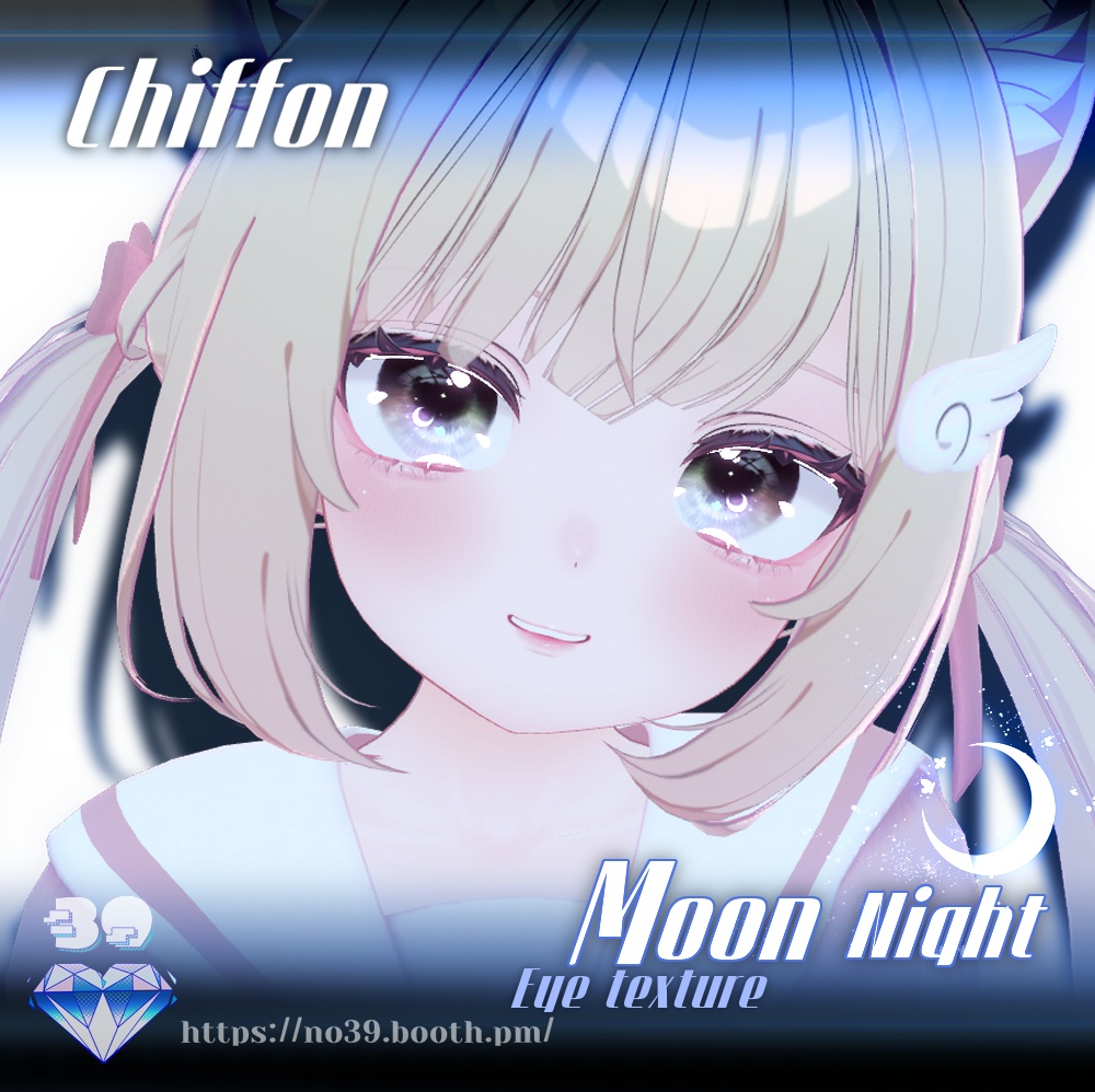 【10アバター対応】Moon night eyes texture♥