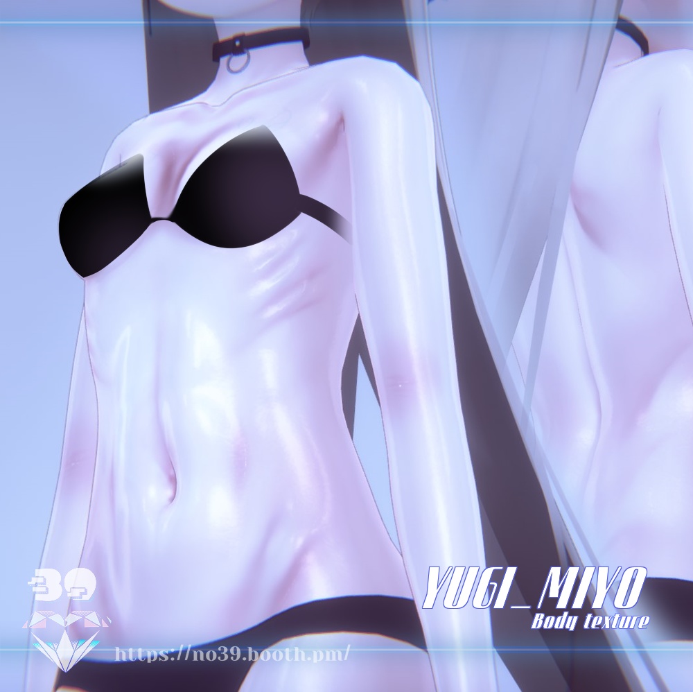 【YUGI&MIYO専用】Body Texture Real skin+Material[HD-PSD]♥