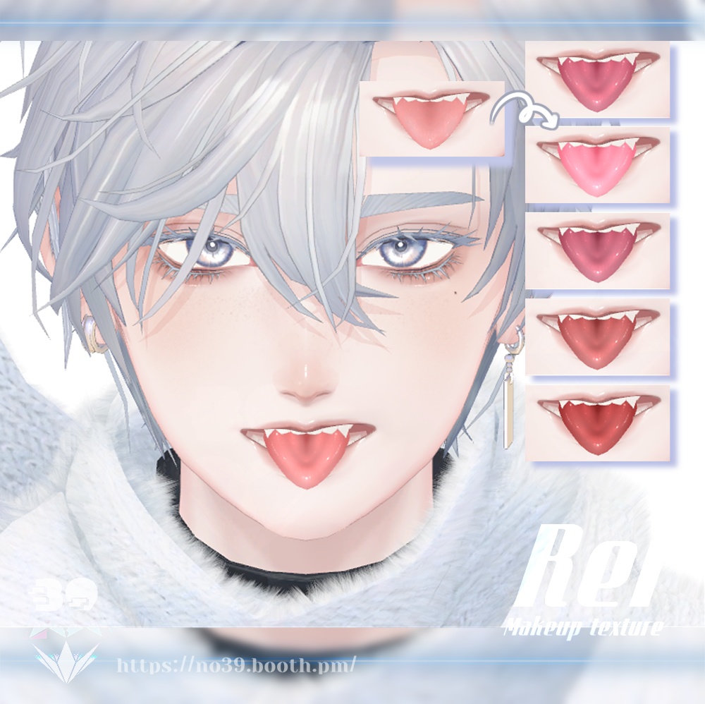 【怜(Rei)専用 】Makeup+Eyes+Tongue texture+Material[HD-PSD] 缩略图 12