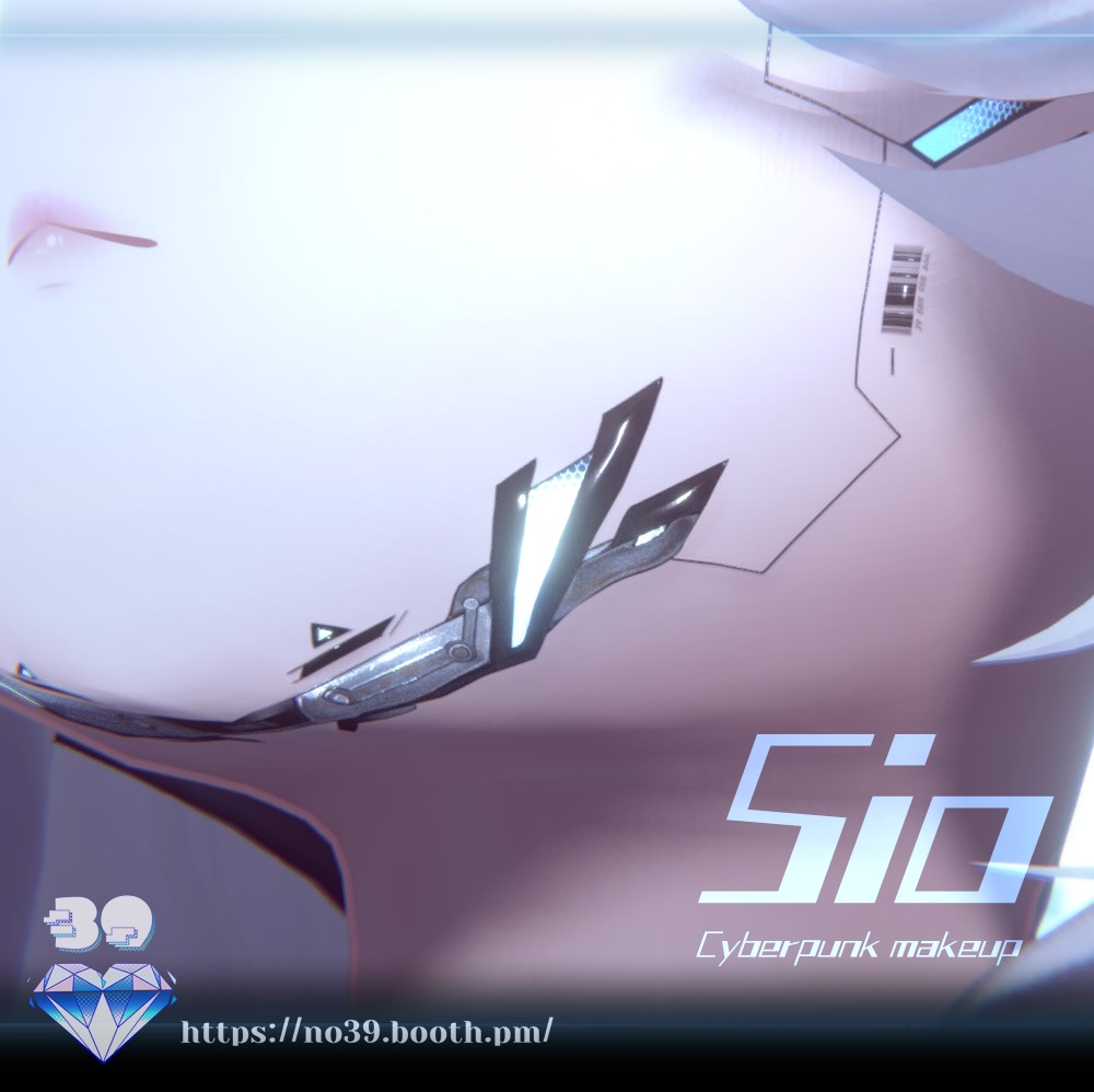 【しお(Sio)専用】Cyberpunk Eyes + Makeup Texture & Material♥