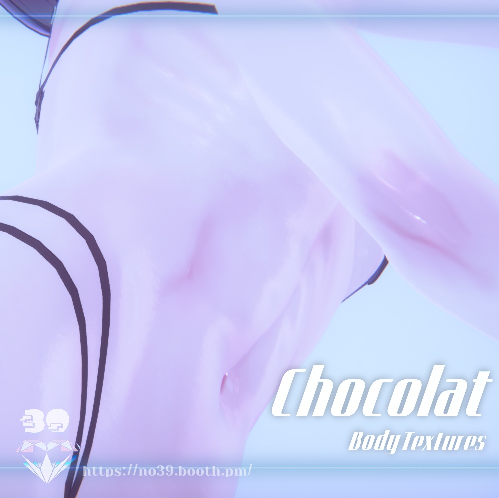 【ショコラ(Chocolat)専用】Body Texture Real skin[HD-PSD]♥