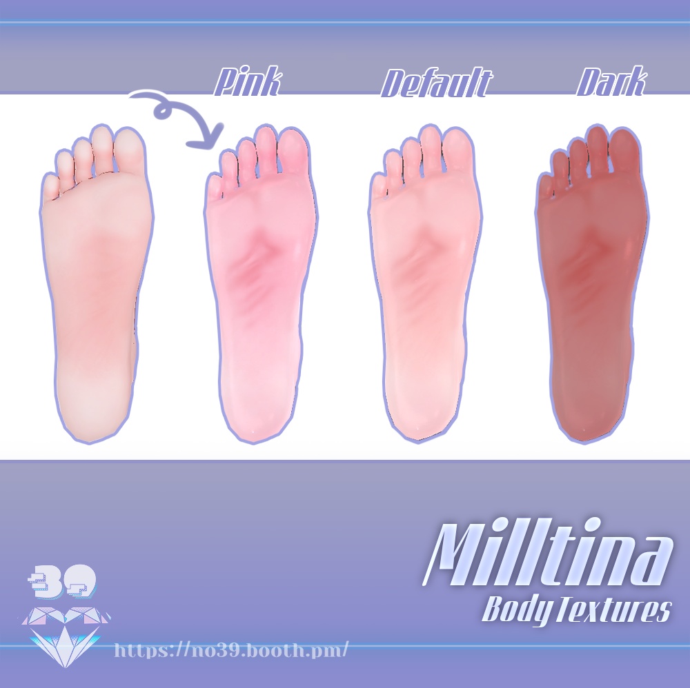 【ミルティナ(Milltina)専用】Body Texture Real skin[HD-PSD]♥ 缩略图 10