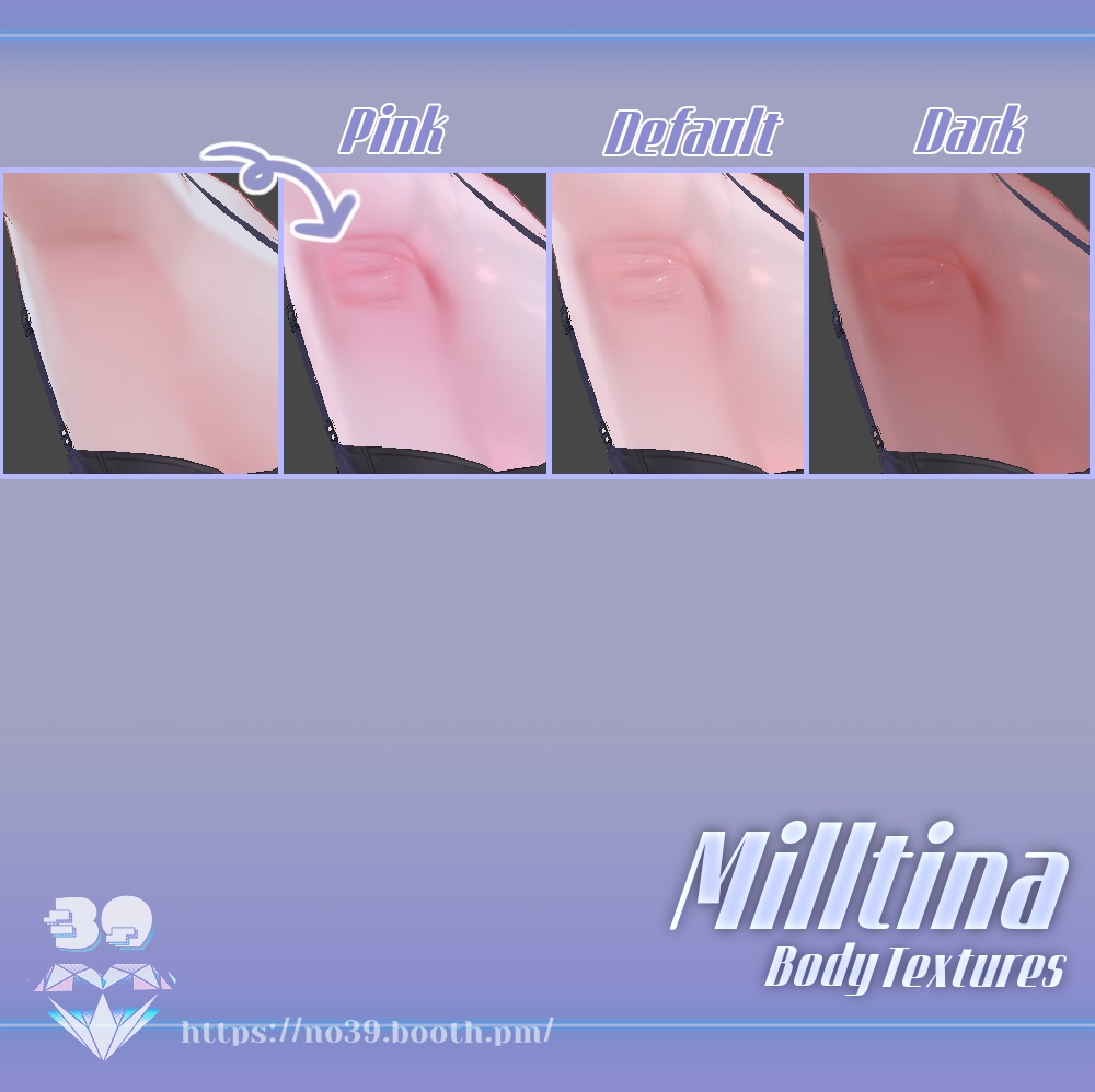 【ミルティナ(Milltina)専用】Body Texture Real skin[HD-PSD]♥ 缩略图 15
