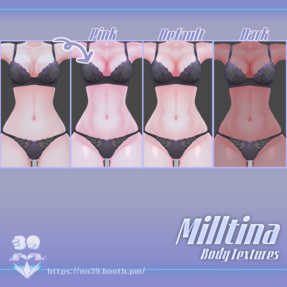 【ミルティナ(Milltina)専用】Body Texture Real skin[HD-PSD]♥ 缩略图 6
