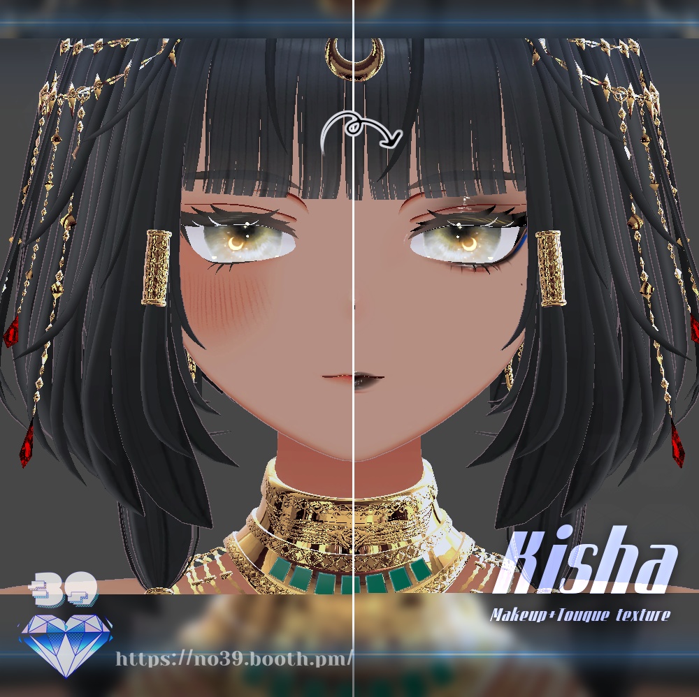 【キシャ(Kisha)専用】♡Makeup & Tongue Textures♡メイク&舌のテクスチャ♡