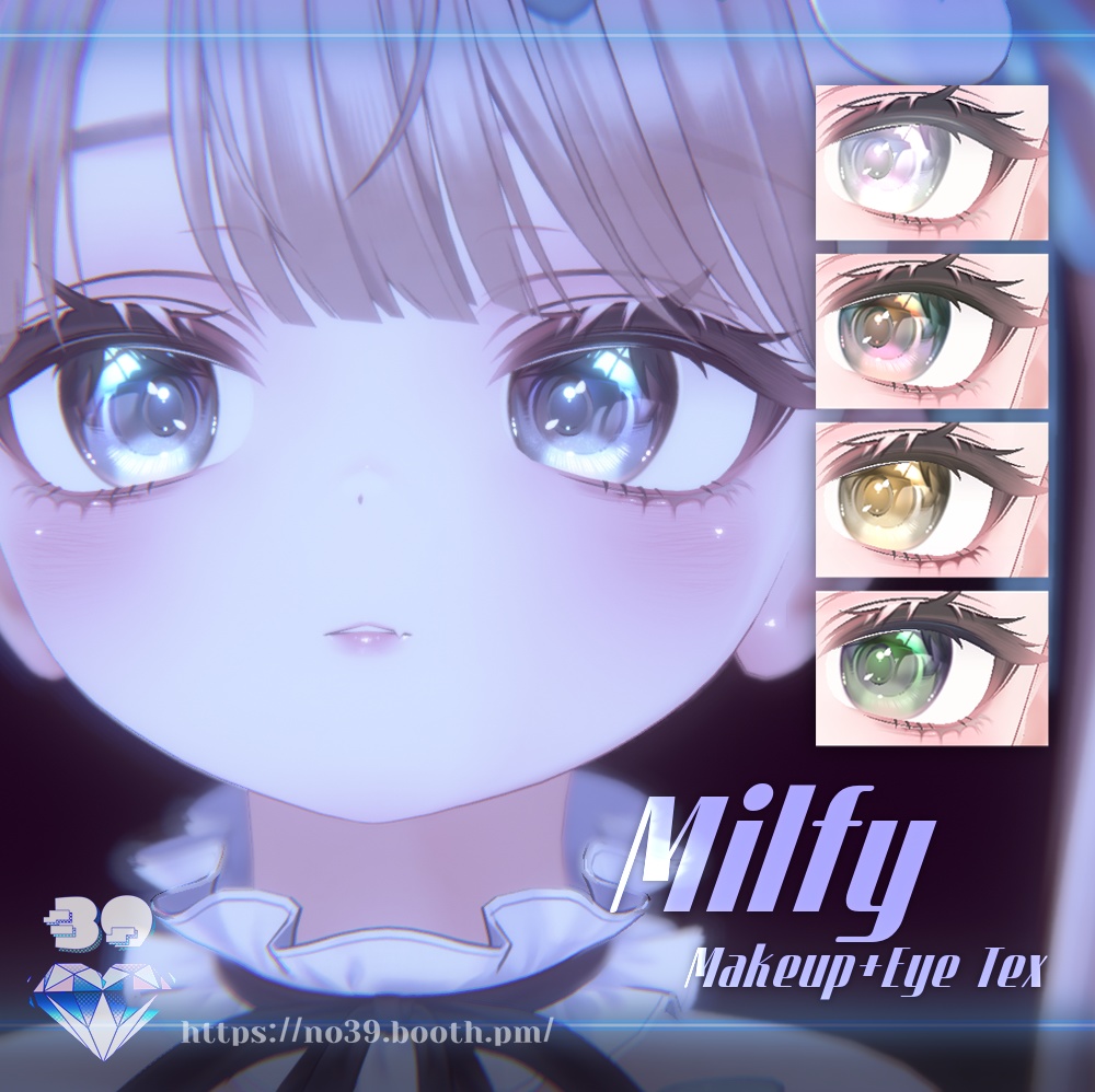 【ミルフィ(Milfy)専用】Make up+Eye+Tongue texure+Material♥