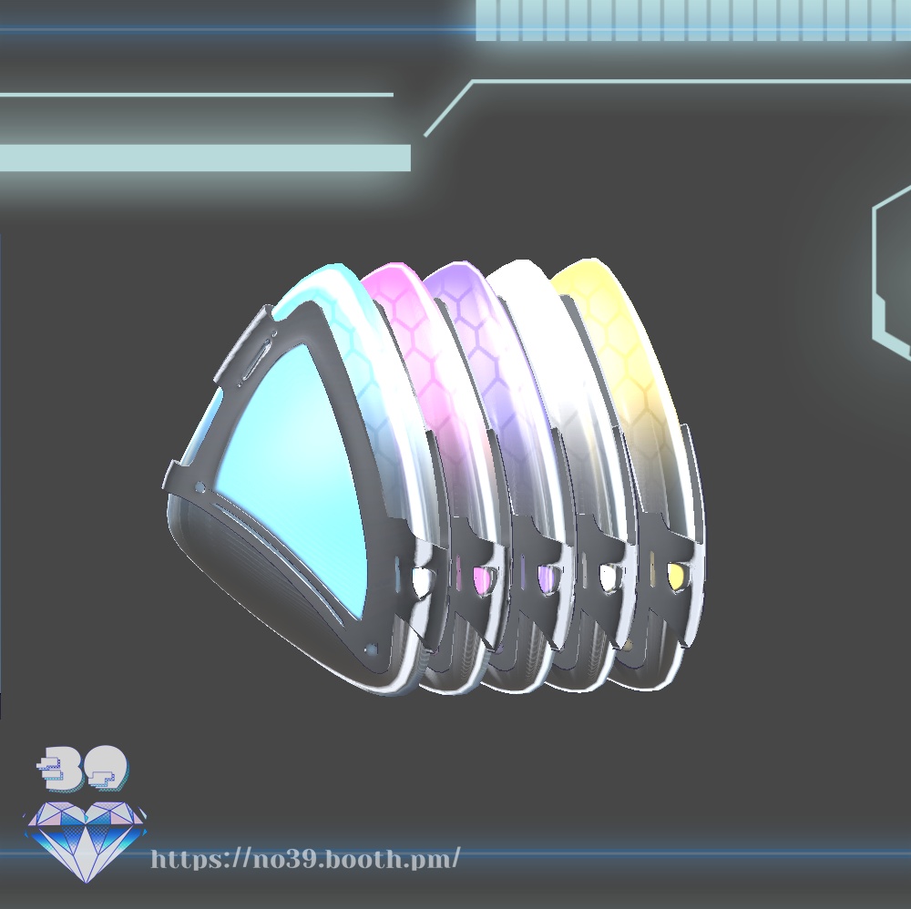 【MA対応】ネオンサイバー猫耳⚡Cyberpunk Neon Cat Earpiece & Earwear