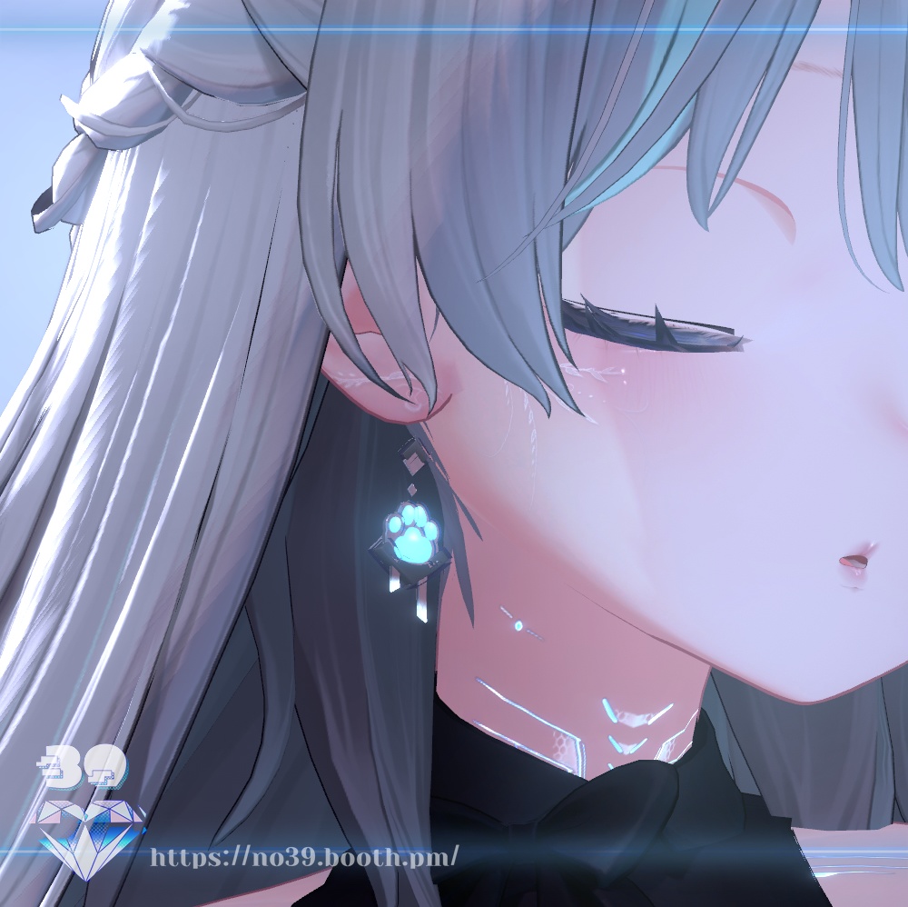 【MA対応】ネオンサイバー猫耳⚡Cyberpunk Neon Cat Earpiece & Earwear