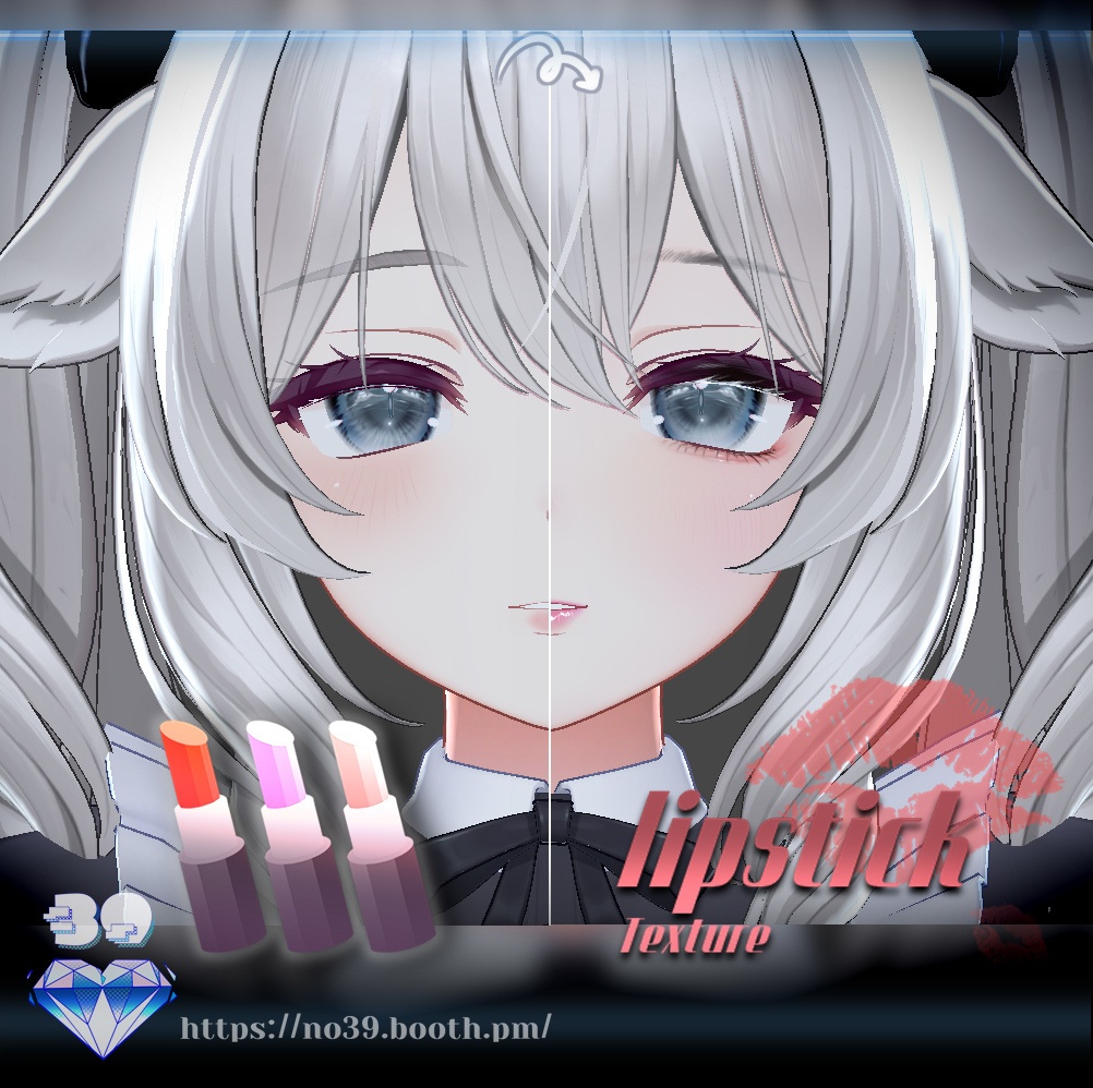 【ミルティナ(Milltina)専用】4 types of lipsticks Tex+Make up♡4種類のリップスティック テクスチャー+メイクアップ♡