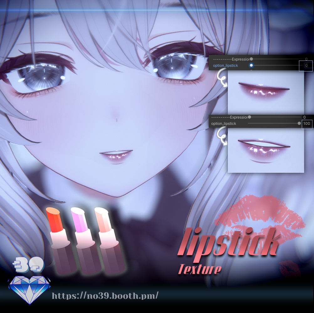 【ミルティナ(Milltina)専用】4 types of lipsticks Tex+Make up♡4種類のリップスティック テクスチャー+メイクアップ♡