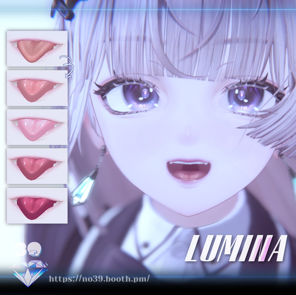 【ルミナ(LUMINA)専用】Make up+Eye+Tongue texure+Material♥