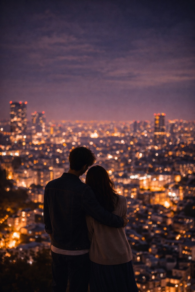No.07｜言葉はいらない夜、夜景を見つめる二人