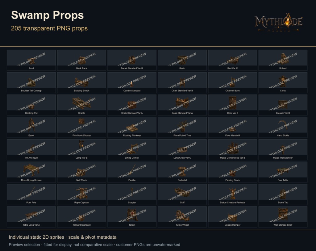 MYTHLODE Swamp Prop Pack