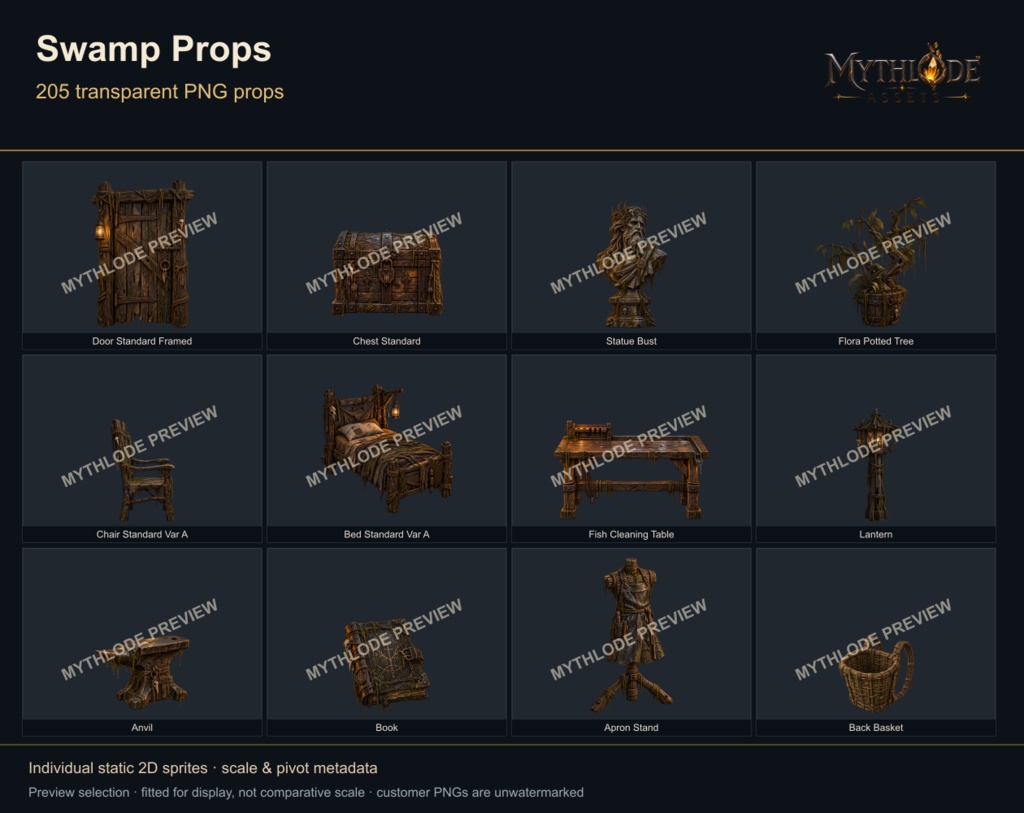 MYTHLODE Swamp Prop Pack