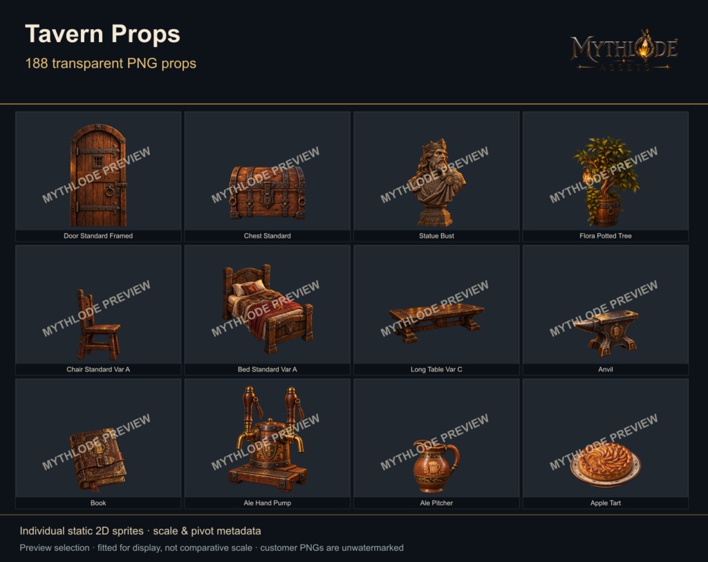 MYTHLODE Tavern Prop Pack