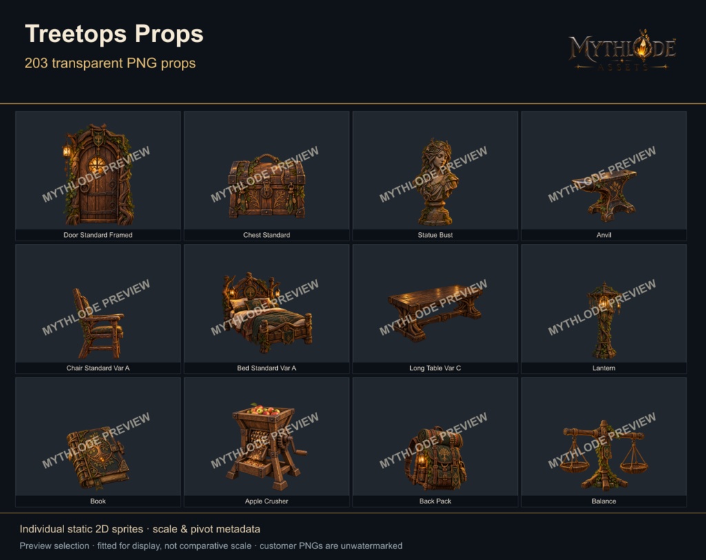 MYTHLODE Treetops Prop Pack
