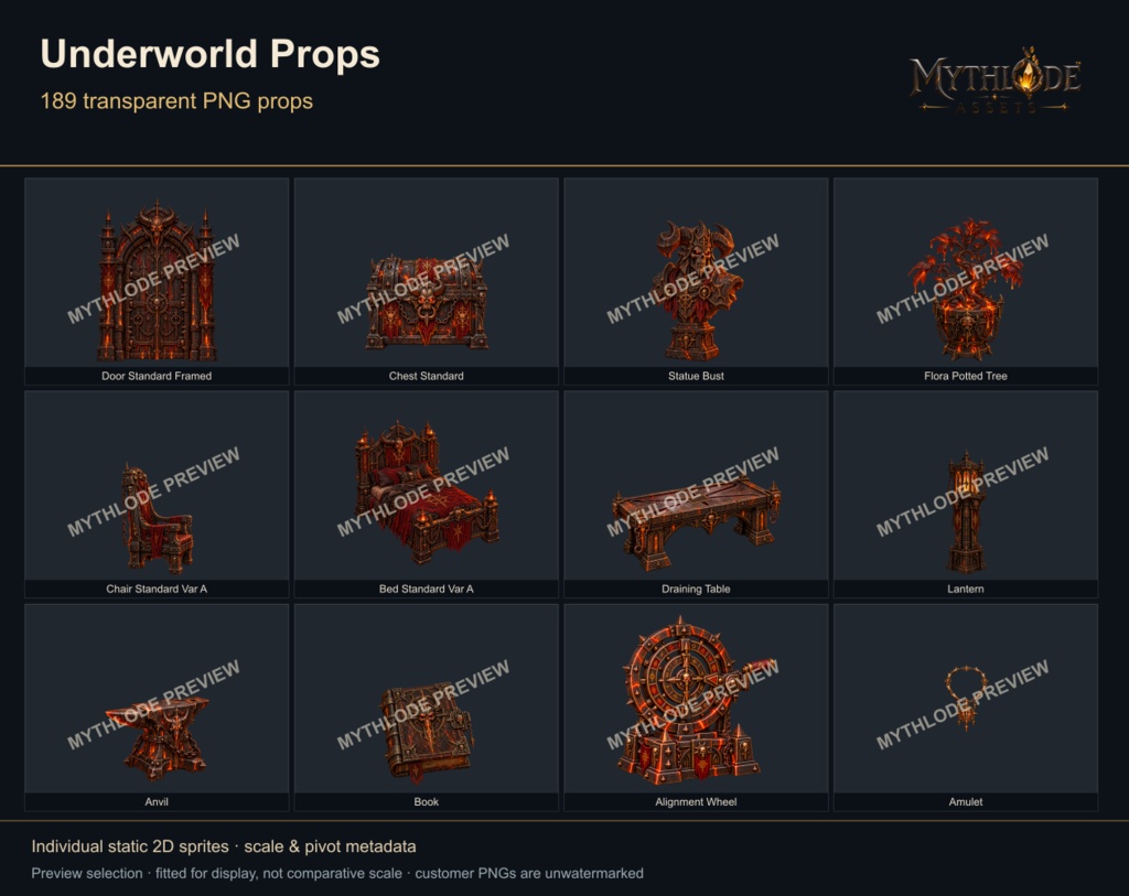 MYTHLODE Underworld Prop Pack