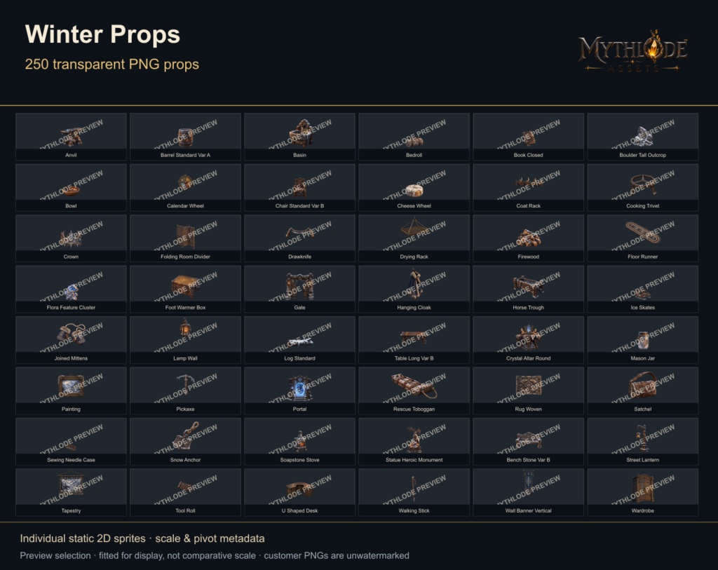 MYTHLODE Winter Prop Pack