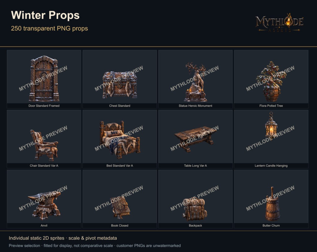 MYTHLODE Winter Prop Pack