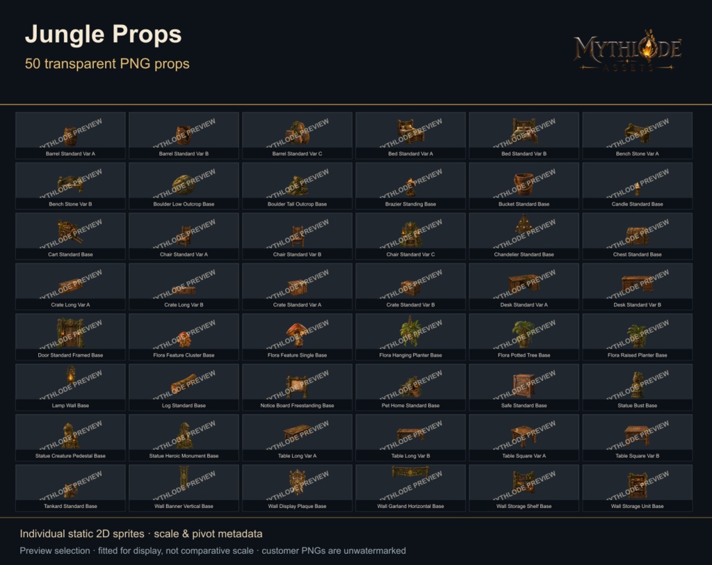 MYTHLODE Jungle Prop Pack