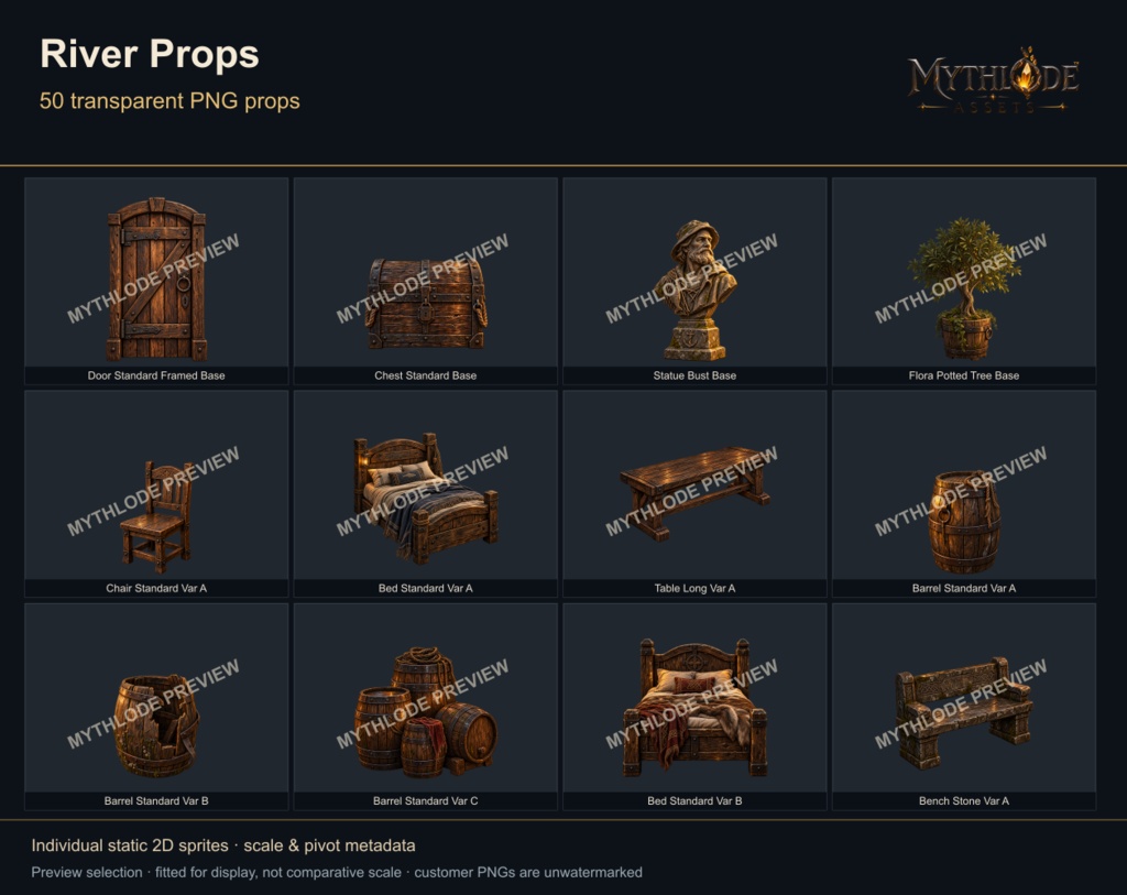 MYTHLODE River Prop Pack
