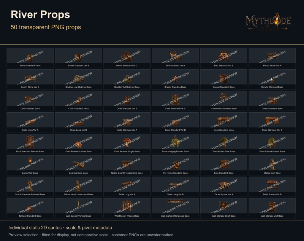 MYTHLODE River Prop Pack