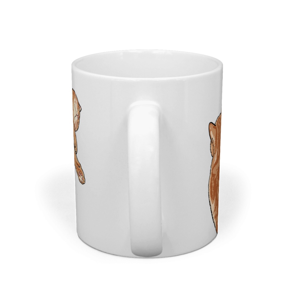 猫のナルト 大きめイラストマグ