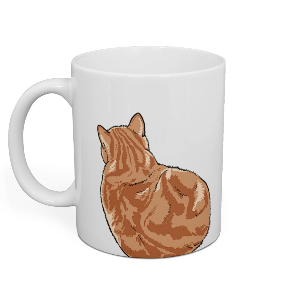 猫のナルト 大きめイラストマグ