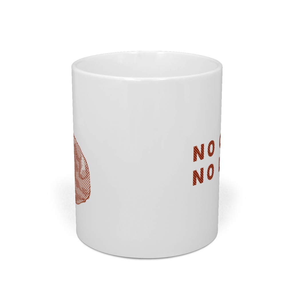 猫のナルト 後ろ姿と"NO CAT NO LIFE"マグ