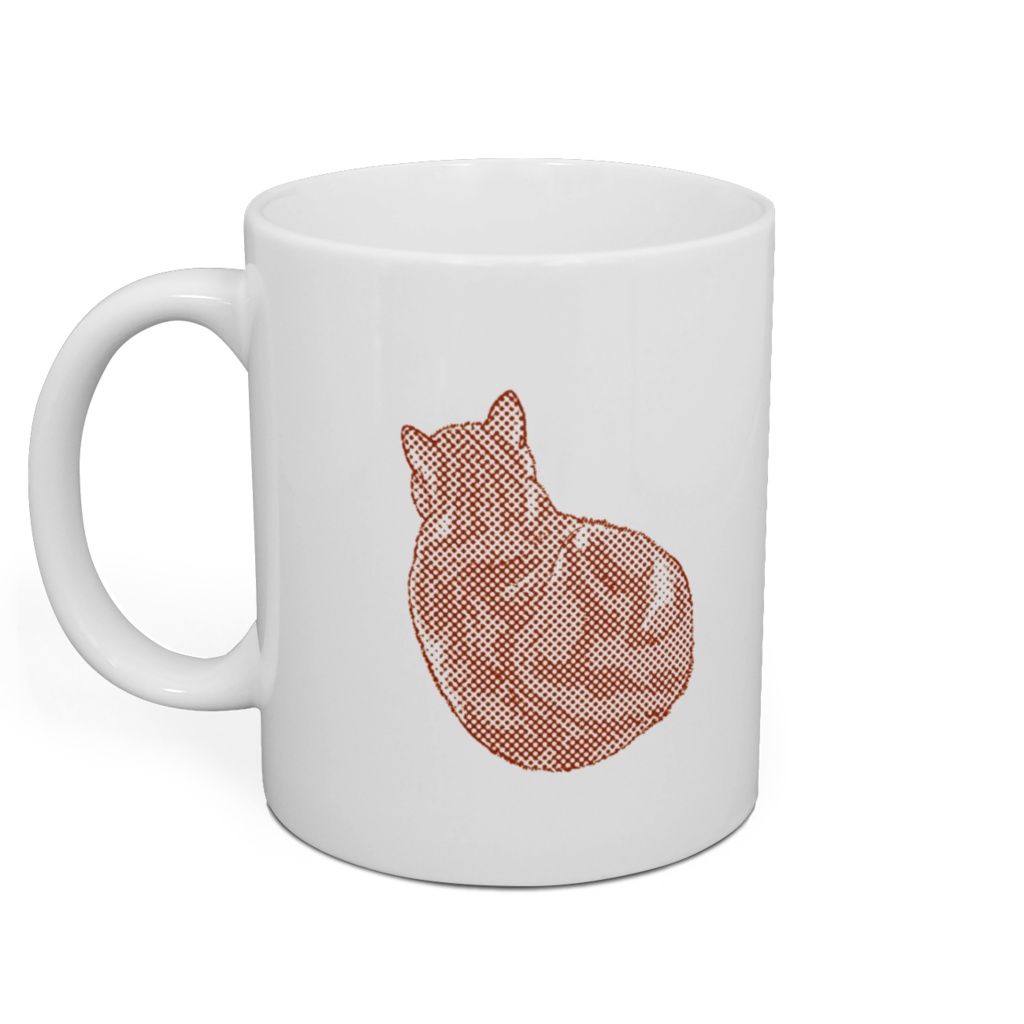 猫のナルト 後ろ姿と"NO CAT NO LIFE"マグ