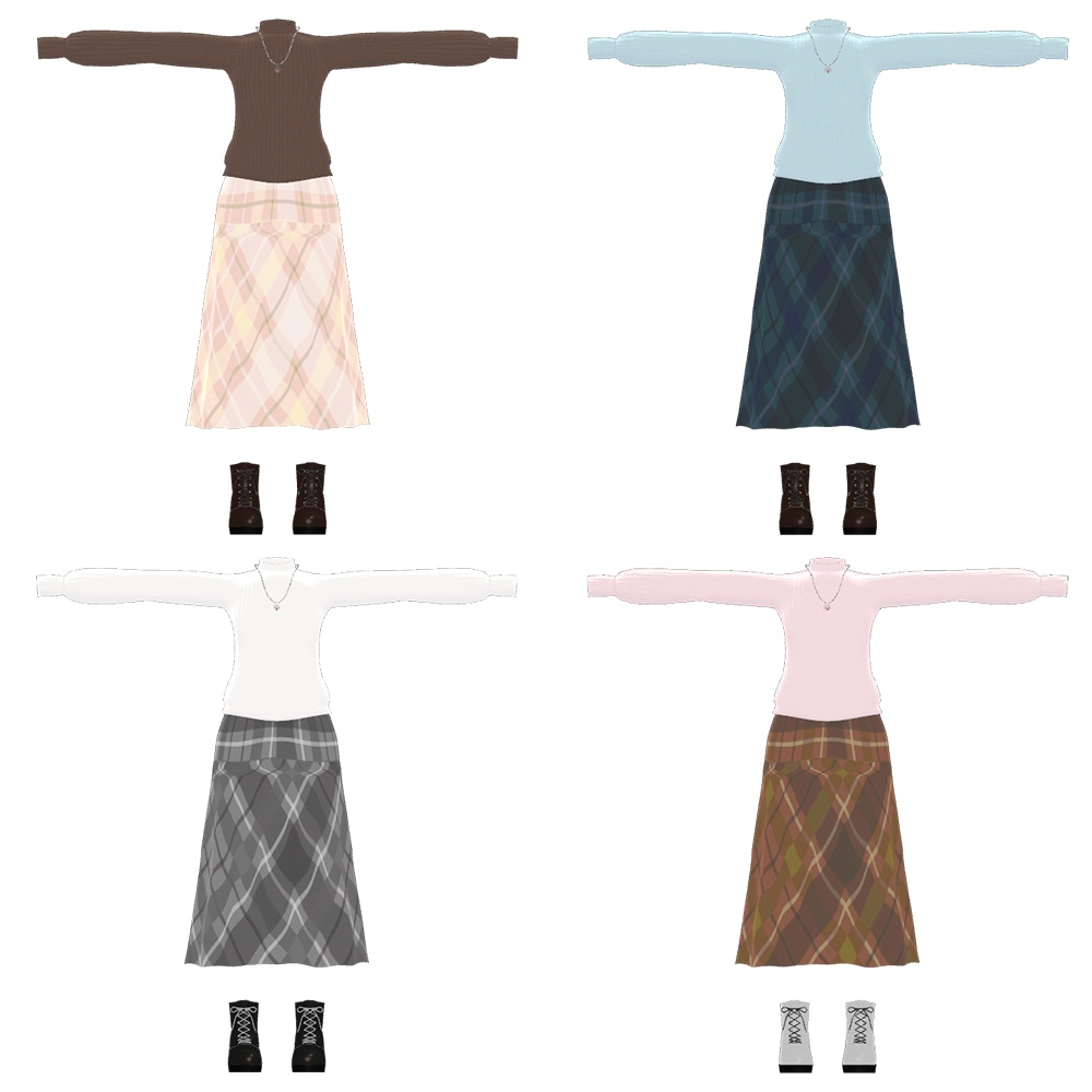 【VRChat向け衣装】MapleChocolate【Soleil / Fluria / Refrain / Reflet】