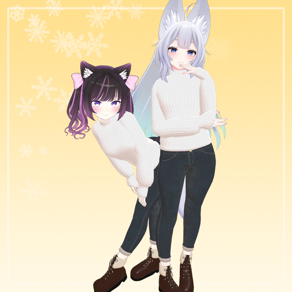 【4アバター対応】Casual Warm Outfit