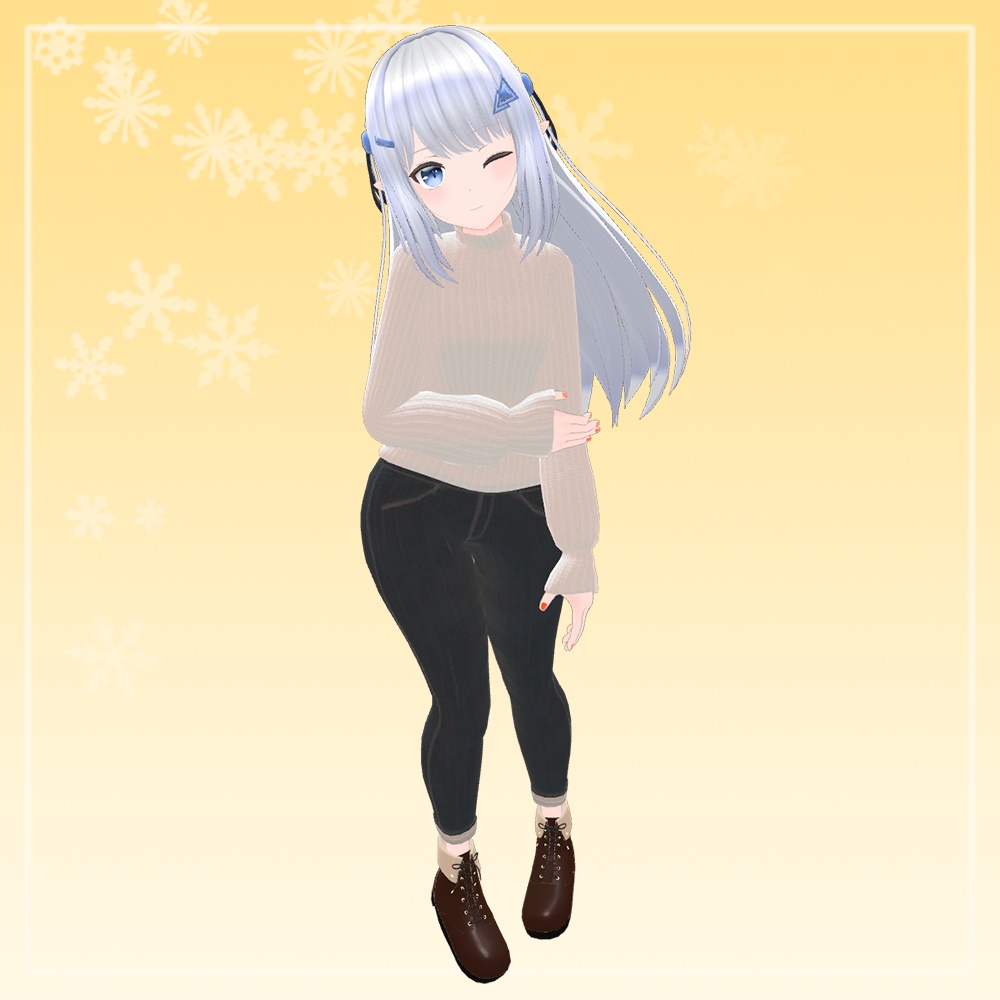 【4アバター対応】Casual Warm Outfit