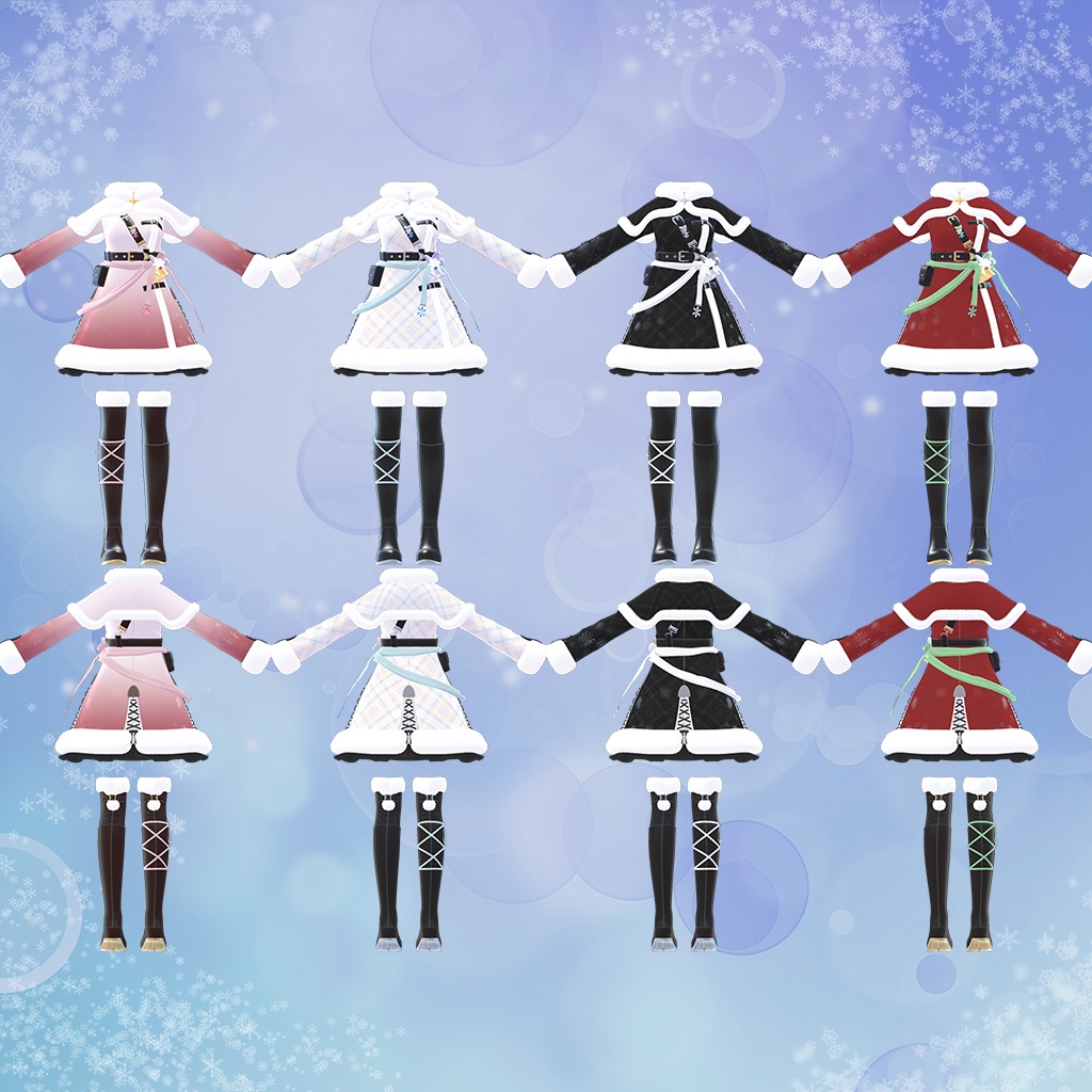 【複数アバター対応】SnowflakeBlessing