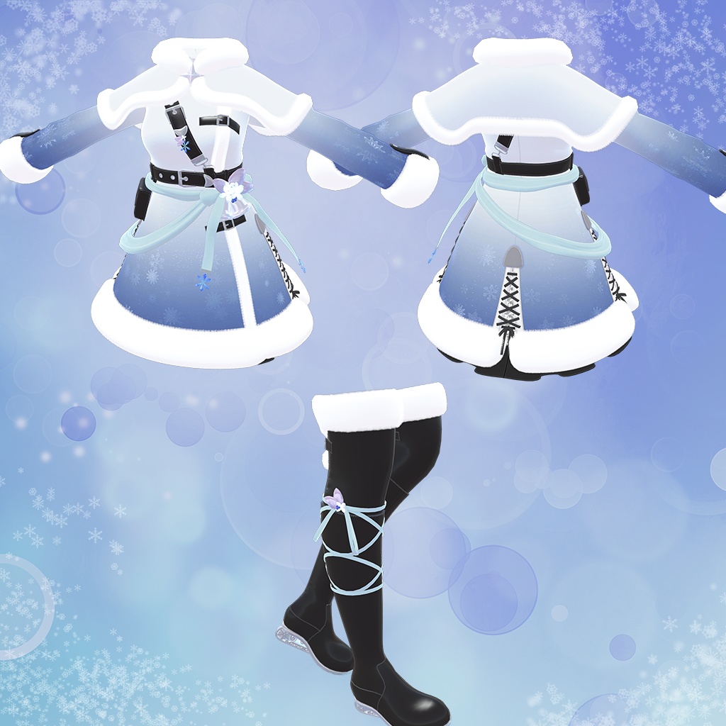 【複数アバター対応】SnowflakeBlessing