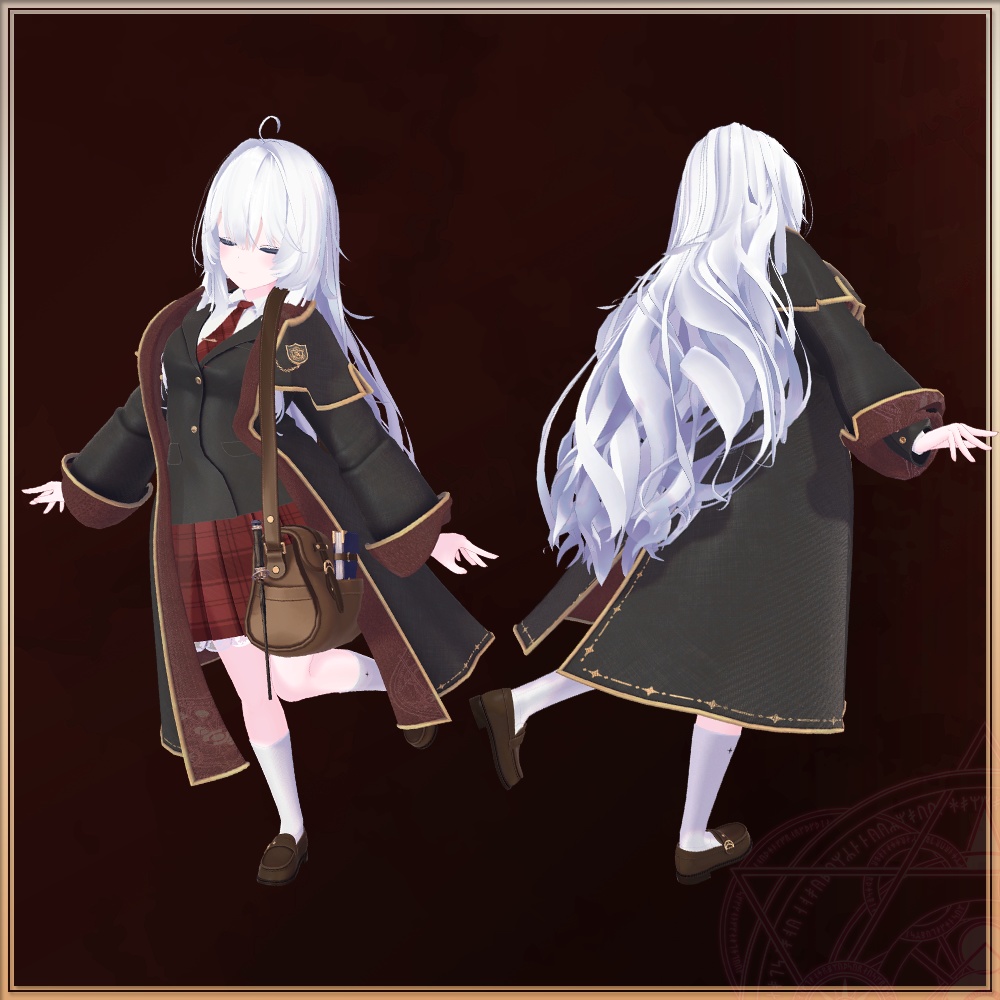 【複数アバター対応】アストリア魔法学校制服