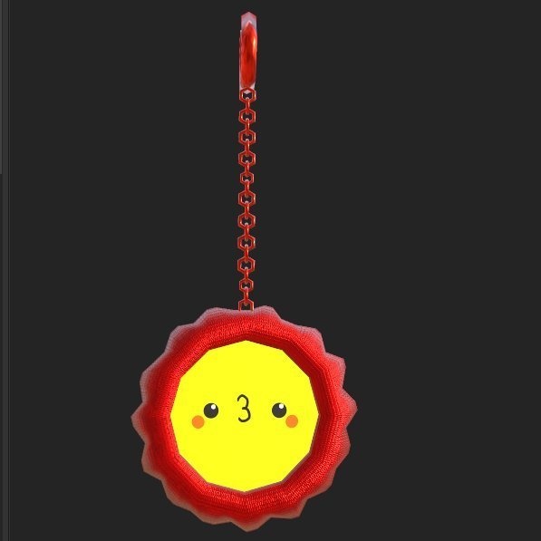 クッキー型写真入れイヤリング