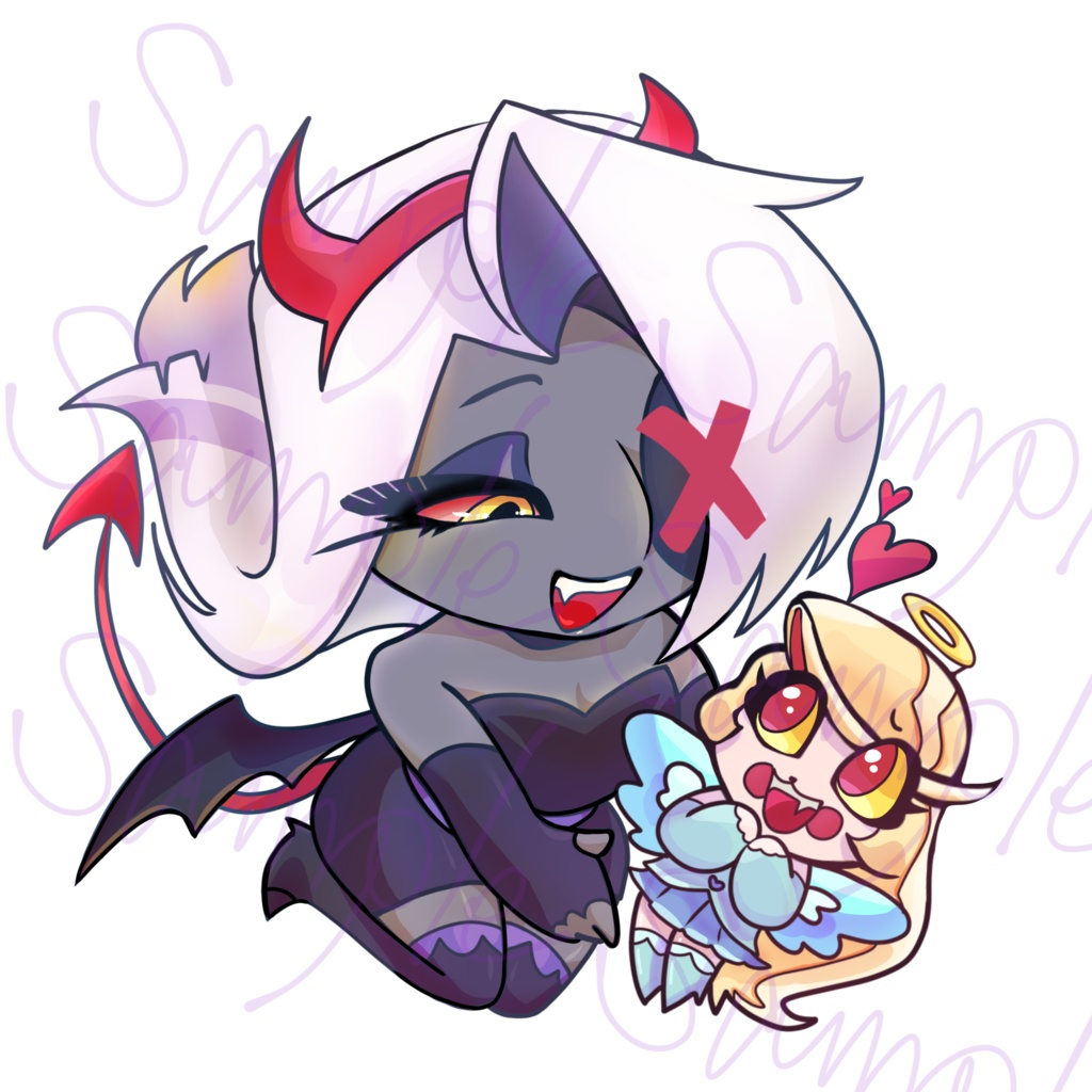 チャーリー＆ヴァギー 天使×悪魔ミニキャラアクキー