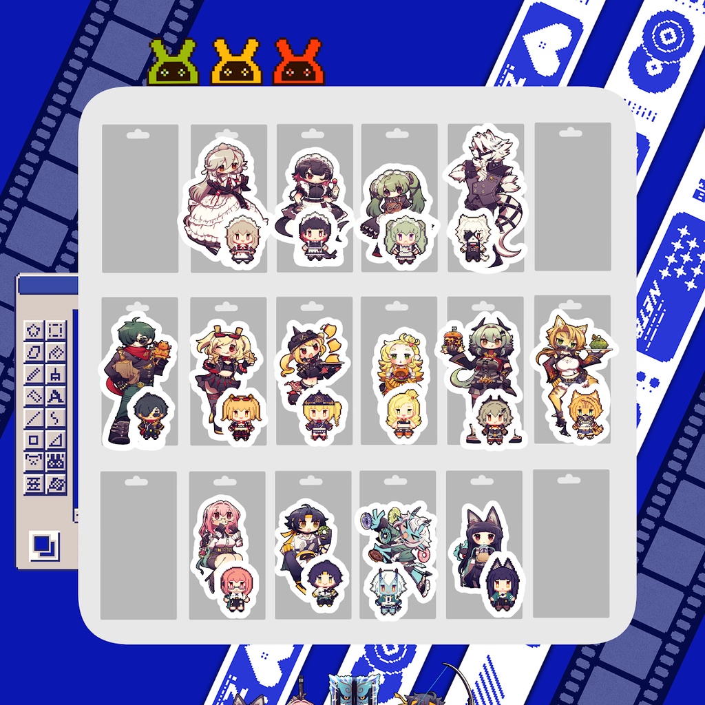 ZZZシール キャラ単品