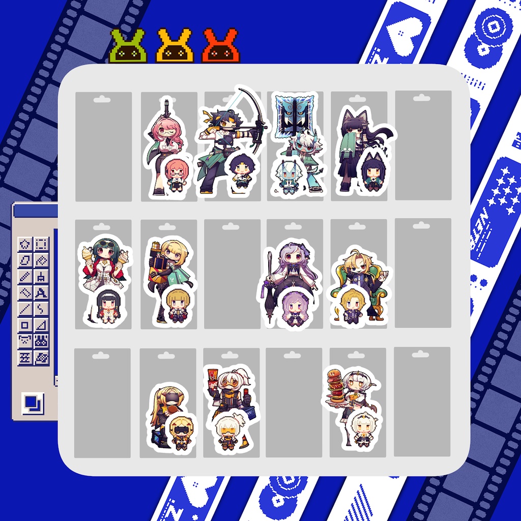 ZZZシール キャラ単品